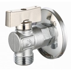 Кран шар. угл. для с/т приборов хром с отражателем Ø1/2"х1/2" GAPPO Кран шар. угл. для с/т приборов хром с отражателем Ø1/2"х1/2" GAPPO