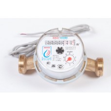 Счетчик воды универс. одностр. с импульсным выходом Ø1/2"х110мм ЭКО НОМ+КМЧ+обр.клапан Счетчик воды универс. одностр. с импульсным выходом Ø1/2"х110мм ЭКО НОМ+КМЧ+обр.клапан