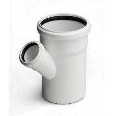 Тройник внутр. канал. Ø50x40*45° PRO AQUA STILTE Белый (20) Тройник внутр. канал. Ø50x40*45° PRO AQUA STILTE Белый (20)