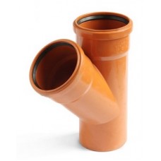 Тройник наруж. канал. Ø110х110*45° ПОЛИТРОН Тройник наруж. канал. Ø110х110*45° ПОЛИТРОН