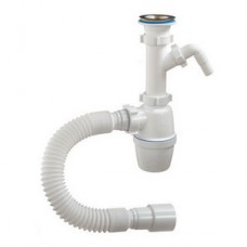 Сифон бутылочный с одним отводом гибкой трубой Ø1½"х40мм А-40059 ОРИО (30) Сифон бутылочный с одним отводом гибкой трубой Ø1½"х40мм А-40059 ОРИО (30)