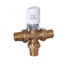 Трёхходовой смесительный клапан с сервоприводом Ø1" TIM (1/30) Трёхходовой смесительный клапан с сервоприводом Ø1" TIM (1/30)