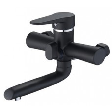 Смеситель для ванны цинк кор.излив картридж Ø35 черный матовый G-LAUF NUD3-A045YB (1/10) Смеситель для ванны цинк кор.излив картридж Ø35 черный матовый G-LAUF NUD3-A045YB (1/10)