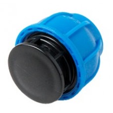 Заглушка ПНД Ø63 UNIO синий Заглушка ПНД Ø63 UNIO синий