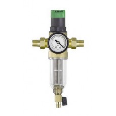 Фильтр промывной для холодной воды с манометром и редуктором давления Ø3/4" нар./нар. TIM Фильтр промывной для холодной воды с манометром и редуктором давления Ø3/4" нар./нар. TIM
