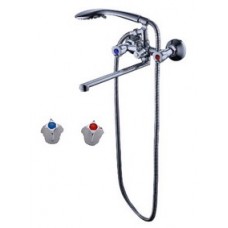 Смеситель для ванны лат. длин. L-излив встроен.диверт. КС 8710254 (резина) Смеситель для ванны лат. длин. L-излив встроен.диверт. КС 8710254 (резина)