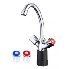 Смеситель для кухни лат. на гайке средн.излив КС 510129 Смеситель для кухни лат. на гайке средн.излив КС 510129