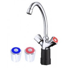 Смеситель для кухни лат. на гайке средн.излив КС 5201410 Смеситель для кухни лат. на гайке средн.излив КС 5201410