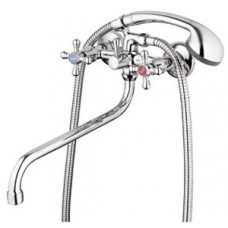 Смеситель для ванны цинк длин. кругл. S-излив встроен.диверт. G-LAUF JML-605/005/JML7-A605 (1/10) Смеситель для ванны цинк длин. кругл. S-излив встроен.диверт. G-LAUF JML-605/005/JML7-A605 (1/10)