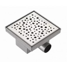 Трап внутр. канал. горизонтальный 150х150 метал. решетка "Сатин" Ø50 GAPPO Трап внутр. канал. горизонтальный 150х150 метал. решетка "Сатин" Ø50 GAPPO