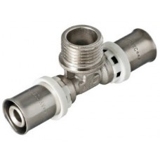 Тройник пресс наружная резьба Ø20х1/2" VALTEC (10/60) Тройник пресс наружная резьба Ø20х1/2" VALTEC (10/60)