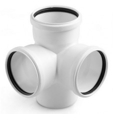 Крестовина внутр. канал. 2-х плоск. Ø110x110x110*90° PRO AQUA STILTE Белый (12) Крестовина внутр. канал. 2-х плоск. Ø110x110x110*90° PRO AQUA STILTE Белый (12)