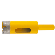 Сверло алмазное по керамограниту DENZEL 72679, 20 мм, мокрая резка, трехгранный хвостовик Сверло алмазное по керамограниту DENZEL 72679, 20 мм, мокрая резка, трехгранный хвостовик