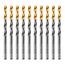 Сверло по металлу DENZEL 4,5 мм, HSS-Tin, Golden Tip, 10 шт. Сверло по металлу DENZEL 4,5 мм, HSS-Tin, Golden Tip, 10 шт.