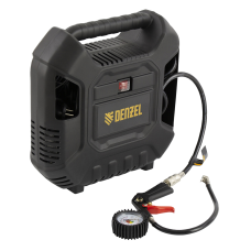 Компрессор воздушный DENZEL DL1100, 1.1 кВт, 180 л/мин, с набором аксессуаров Компрессор воздушный DENZEL DL1100, 1.1 кВт, 180 л/мин, с набором аксессуаров