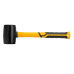 Киянка резиновая DENZEL 450 г, черная, фибергласовая рукоятка c TPR покрытием Киянка резиновая DENZEL 450 г, черная, фибергласовая рукоятка c TPR покрытием