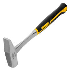 Молоток слесарный DENZEL 600 г, цельнометаллический, двухкомпонентная рукоятка Молоток слесарный DENZEL 600 г, цельнометаллический, двухкомпонентная рукоятка