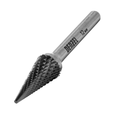 Борфреза по металлу DENZEL твердосплавная, коническая, тип-M, 12 мм Борфреза по металлу DENZEL твердосплавная, коническая, тип-M, 12 мм