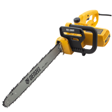 Пила цепная электрическая DENZEL EDS-2200P, 2.2 кВт, шина 45 см, шаг 3/8, 63 звена Пила цепная электрическая DENZEL EDS-2200P, 2.2 кВт, шина 45 см, шаг 3/8, 63 звена