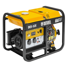Генератор дизельный DENZEL DES-32E, 3,2 кВт, 230 В, 11 л, электростартер Генератор дизельный DENZEL DES-32E, 3,2 кВт, 230 В, 11 л, электростартер