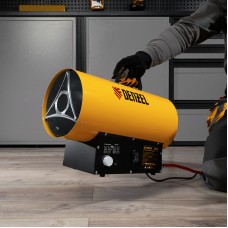 Газовая тепловая пушка DENZEL GHG-30i, 30 кВт, цифровой термостат, пропан-бутан Газовая тепловая пушка DENZEL GHG-30i, 30 кВт, цифровой термостат, пропан-бутан