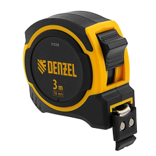 Рулетка DENZEL 3м х 16мм, двухкомп. корпус, магнитный обрезиненный зацеп Рулетка DENZEL 3м х 16мм, двухкомп. корпус, магнитный обрезиненный зацеп