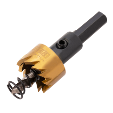 Коронка по металлу DENZEL 724102, 21 мм, HSS, нитридтитановое покрытие Коронка по металлу DENZEL 724102, 21 мм, HSS, нитридтитановое покрытие