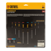 Набор отверток DENZEL 8 пр., CrV, трехкомпонентная рукоятка Набор отверток DENZEL 8 пр., CrV, трехкомпонентная рукоятка
