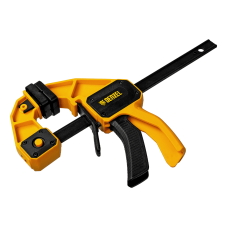 Струбцина DENZEL F-образная, быстрозажимная, 150 х 80 мм, усиленный нейлоновый корпус Струбцина DENZEL F-образная, быстрозажимная, 150 х 80 мм, усиленный нейлоновый корпус