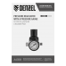 Регулятор давления с манометром DENZEL R1500, 12 бар, 1/4" Регулятор давления с манометром DENZEL R1500, 12 бар, 1/4"