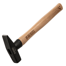 Молоток слесарный DENZEL 400 г, кованый квадратный боек, буковая рукоятка Молоток слесарный DENZEL 400 г, кованый квадратный боек, буковая рукоятка