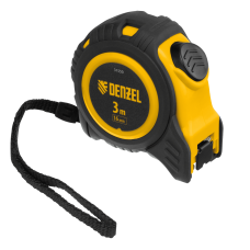 Рулетка DENZEL 3м х 16мм, обрезиненный корпус, автоматическая фиксация Рулетка DENZEL 3м х 16мм, обрезиненный корпус, автоматическая фиксация