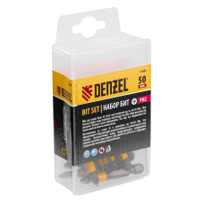 Бита DENZEL PH2х25, сталь S2, 20 шт., пластиковая коробка, Е 6,3 Бита DENZEL PH2х25, сталь S2, 20 шт., пластиковая коробка, Е 6,3