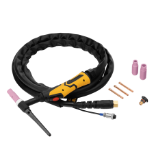 Горелка сварочная TIG DENZEL WP26, разъем 2 пина, 3 метра Горелка сварочная TIG DENZEL WP26, разъем 2 пина, 3 метра