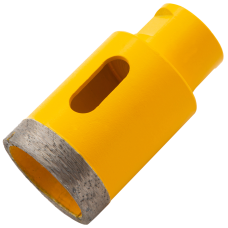 Сверло алмазное по керамограниту DENZEL 72687, 40 мм, М14, мокрая резка Сверло алмазное по керамограниту DENZEL 72687, 40 мм, М14, мокрая резка