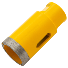 Сверло алмазное по керамограниту DENZEL 72685, 35 мм, М14, мокрая резка Сверло алмазное по керамограниту DENZEL 72685, 35 мм, М14, мокрая резка