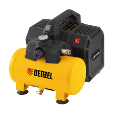 Компрессор DENZEL DLS750/6 безмасляный малошумный 750 Вт, 140 л/мин,ресивер 6 л