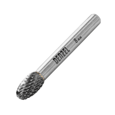 Борфреза по металлу DENZEL твердосплавная, овальная, тип-E, 8 мм Борфреза по металлу DENZEL твердосплавная, овальная, тип-E, 8 мм