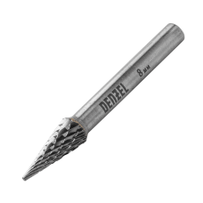 Борфреза по металлу DENZEL твердосплавная, коническая, тип-M, 8 мм Борфреза по металлу DENZEL твердосплавная, коническая, тип-M, 8 мм