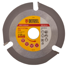 Диск пильный для УШМ DENZEL 73398, «мультирез» 125 мм, посадка 22.2 мм Диск пильный для УШМ DENZEL 73398, «мультирез» 125 мм, посадка 22.2 мм