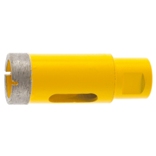 Сверло алмазное по керамограниту DENZEL, 27 мм, М14, мокрая резка Сверло алмазное по керамограниту DENZEL, 27 мм, М14, мокрая резка