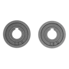 Подающий ролик DENZEL U профиль под алюминиевую проволоку 1,0-1,2 мм, 2 шт Подающий ролик DENZEL U профиль под алюминиевую проволоку 1,0-1,2 мм, 2 шт