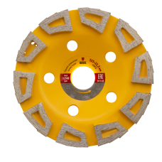 Чашка алмазная зачистная DENZEL 72972, агрессор, 125 мм Чашка алмазная зачистная DENZEL 72972, агрессор, 125 мм