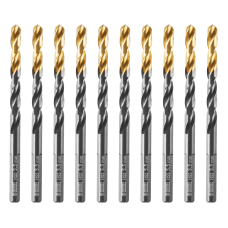 Сверло по металлу DENZEL 5,5 мм, HSS-Tin, Golden Tip, 10 шт. Сверло по металлу DENZEL 5,5 мм, HSS-Tin, Golden Tip, 10 шт.