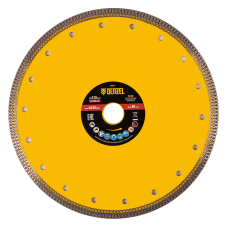 Диск алмазный отрезной DENZEL 230 х 22,2мм, сплошной, супертонкий, горячий пресс, сухой/мокрый рез Диск алмазный отрезной DENZEL 230 х 22,2мм, сплошной, супертонкий, горячий пресс, сухой/мокрый рез
