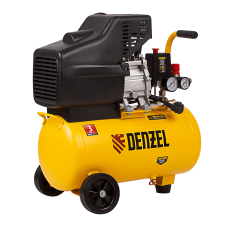 Компрессор воздушный DENZEL DC1500/24, 1.5 кВт, прямой привод, 24 литра, 220 л/мин Компрессор воздушный DENZEL DC1500/24, 1.5 кВт, прямой привод, 24 литра, 220 л/мин