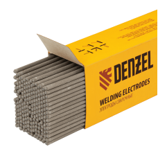 Электроды DENZEL DER-13/55, диам. 3 мм, 5 кг, основное покрытие Электроды DENZEL DER-13/55, диам. 3 мм, 5 кг, основное покрытие