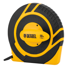 Рулетка геодезическая DENZEL 50 м х 15 мм, закрытый корпус, фиберглассовая лента Рулетка геодезическая DENZEL 50 м х 15 мм, закрытый корпус, фиберглассовая лента
