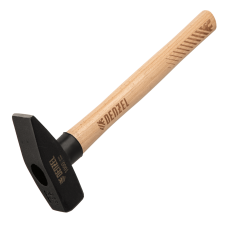 Молоток слесарный DENZEL 1000 г, кованый квадратный боек, буковая рукоятка Молоток слесарный DENZEL 1000 г, кованый квадратный боек, буковая рукоятка