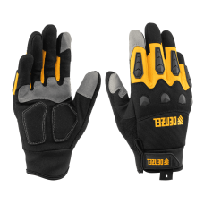 Перчатки универсальные DENZEL усиленные, с защитными накладками, размер 10 Перчатки универсальные DENZEL усиленные, с защитными накладками, размер 10